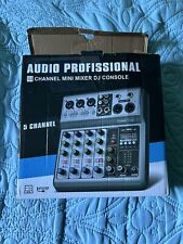Channel audio mixer for sale  Tulare