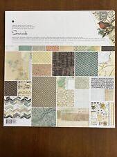 Basic Grey Serenade Collection 12 X 12 Scrapbooking Kit for sale  Shipping to South Africa