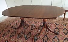 Mahogany Dining Table Twin Pedestals for sale  EAST MOLESEY