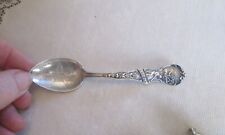 Used, TOPEKA, KANSAS State Capitol Sterling Silver Collectible Souvenir Spoon w/Miner for sale  Shipping to South Africa