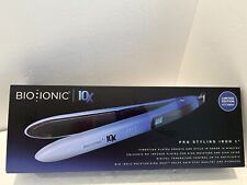 NEW BIO IONIC Rich Cobalt 10x Pro Styling Iron 1" Z-FGTST-10XRC READ for sale  Shipping to South Africa