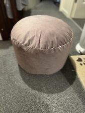 Pink footstool pouffe for sale  EXETER