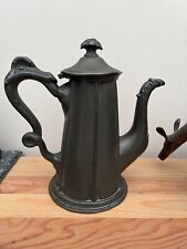 Ornate pewter teapot for sale  SIDCUP