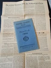 Rare carnet allemand d'occasion  Montpellier-
