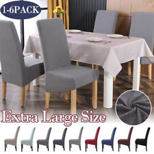 Dining Chair Seat Covers Extra Large Spandex Stretch Slipcovers Banquet Party UK, used for sale  Shipping to South Africa