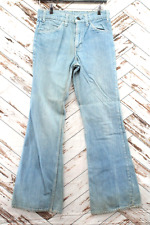 Jeans vintage anos 70 Levis 683 28x33 laranja aba parte inferior do sino jeans alargado feito nos EUA comprar usado  Enviando para Brazil