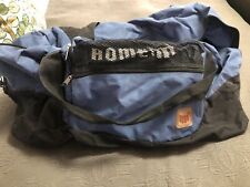Bolso de mano grande de lona ROME de 3 bolsillos 25x13.5x12 azul maleta gimnasio lona segunda mano  Embacar hacia Argentina