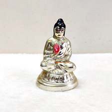 Used, 1930s Vintage Porcelain Painted Lord Buddha Meditating Figurine Decorative C33 for sale  Shipping to South Africa