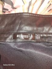 Missuided faux leather for sale  SNODLAND