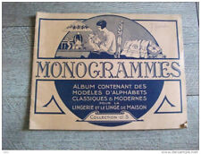 Monogrammes album alphabets d'occasion  Ballan-Miré
