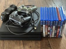 Sony PS4 Pro gaming console, 2 controllers, 10 games, cables + charging station, used for sale  Shipping to South Africa