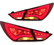 Conjunto de lanternas traseiras esquerda+direita freio traseiro vermelho para Hyundai Sonata 2011-2014 comprar usado  Enviando para Brazil