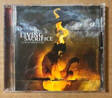 CD de metal cristão estado sólido LIVING SACRIFIC "Conceived In Fire" '02, usado comprar usado  Enviando para Brazil