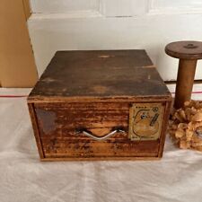 Caixa de remédios japonesa antiga pequena feita à mão de madeira comprar usado  Enviando para Brazil