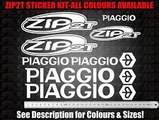 Piaggio zip decals for sale  WALTHAM ABBEY