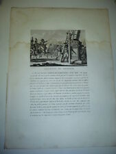 GRAVURE 1810 COLONNE DE ROSBACK segunda mano  Embacar hacia Argentina