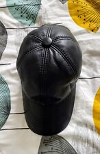Leather baseball cap for sale  UK
