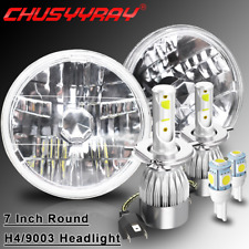 Par de Faróis de LED Redondos 7" Hi/Lo Feixe Selado Para Chevrolet Chevy Nova 1963-1978 comprar usado  Enviando para Brazil