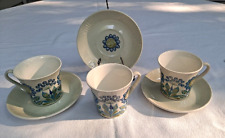 VINTAGE MCM TURI DESIGN FIGGJO NORWAY TOR VIKING Cups and Sauce~ Lot of 3 sets for sale  Shipping to South Africa