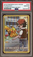 Pokemon Pikachu Cosmic Eclipse Secret Rare Full Art #241 PSA 10 Gem Mint, used for sale  Shipping to South Africa