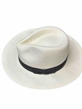 Chapéu Fedora Stefeno Aba Tamanho Grande, 7 -7 1/2 Creme comprar usado  Enviando para Brazil