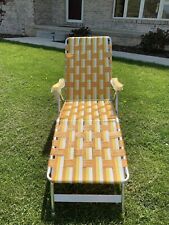 Vtg folding chaise for sale  USA