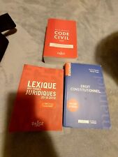 Lot livres droit d'occasion  Toulouse-