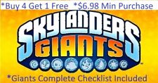 *Buy 4=1Free Skylanders Giants Complete UR Set w Checklist*$6.98 Minimum👾 for sale  Shipping to South Africa