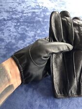 Black leather police for sale  BRIGHTON