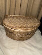 Wicker laundry basket for sale  CHIPPENHAM