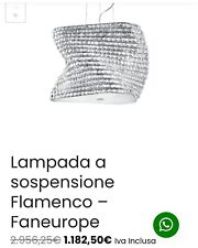 Lamapadario flamenco nuovo usato  Genova