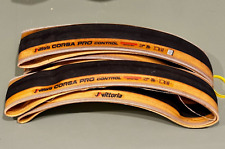 Vittoria Corsa Pro Control 32mm TLR tubeless bike tires PAIR--very low miles! for sale  Shipping to South Africa