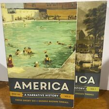 Usado, America: A Narrative History por Shi, David E., volumes de brochura 1 e 2. E8 comprar usado  Enviando para Brazil