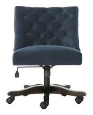 blue velvet desk chair for sale  Whitestown