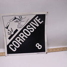 D.o. placard corrosive for sale  Chillicothe