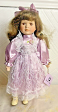 Boneca de porcelana vintage vestido roxo The doll crafter 16 polegadas comprar usado  Enviando para Brazil