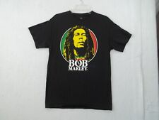 Camiseta masculina gráfica preta Bob Marley tamanho M por Zion Rootswear Rasta comprar usado  Enviando para Brazil