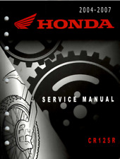 2004 2005 2006 2007 Honda CR125R oficina de serviço reparo manual pente encadernado, usado comprar usado  Enviando para Brazil