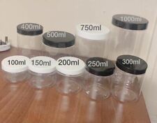 Plastic storage jars for sale  INGATESTONE