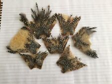 🌟Natural Jungle Cock Capes & Feathers Salmon ~Trout ~fly Tying Materials, used for sale  Shipping to South Africa