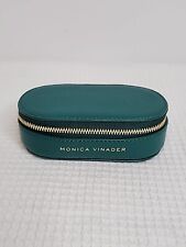 Mini caixa de joias Monica Vinader couro nova verde avacate, usado comprar usado  Enviando para Brazil