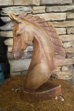cavalo de madeira esculpido à mão comprar usado  Enviando para Brazil