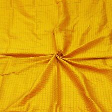 Usado, Vintage Laranja 100% Pure Silk Handloom Sari Remnant 4YD Craft Fabric Silk Scrap comprar usado  Enviando para Brazil