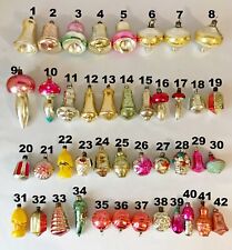 Vintage glass Christmas tree Ornaments decorations - soviet №323 for sale  Shipping to South Africa
