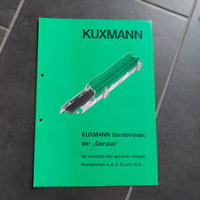 Kuxmann bandstreuer genaue gebraucht kaufen  Gerlingen