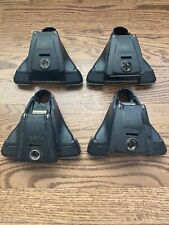 Used, Yakima Q Towers Roof Rack Round Bars (4 towers) With Pads for sale  Monument