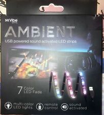 Usado, Caja abierta - tiras de luz LED activadas por sonido USB para juegos Vibe. segunda mano  Embacar hacia Mexico