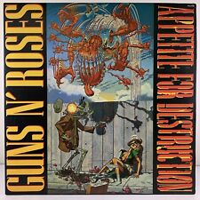 Guns N’ Roses Appetite For Destruction Lp Vinil Brasil 1988 Com Inserção Muito Bom+/Muito Bom+ comprar usado  Brasil 