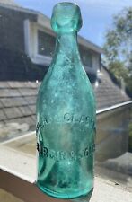 Usado, Botella de agua de soda Pontil Burgin & Sons Philadelphia Blob Top de hierro verde azulado segunda mano  Embacar hacia Argentina