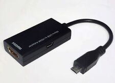 Cable convertidor adaptador MHL Micro USB a HDMI / Micro USB a tipo C para Android segunda mano  Embacar hacia Mexico